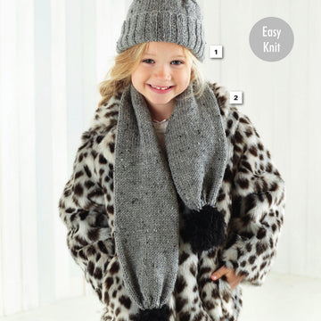 Hats & Scarves in King Cole Fashion Aran - 5578 - Downloadable PDF