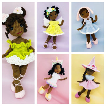 Crochet doll pattern, Amigurumi doll pattern, Magic Dolls