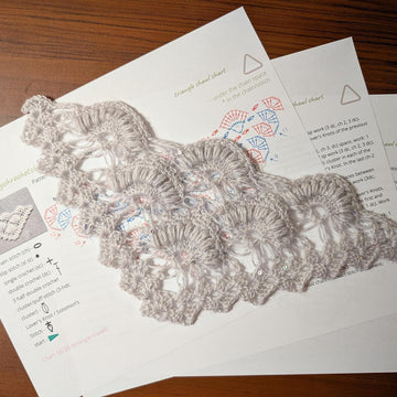 Crochet Shawl Pattern/Chart #58
