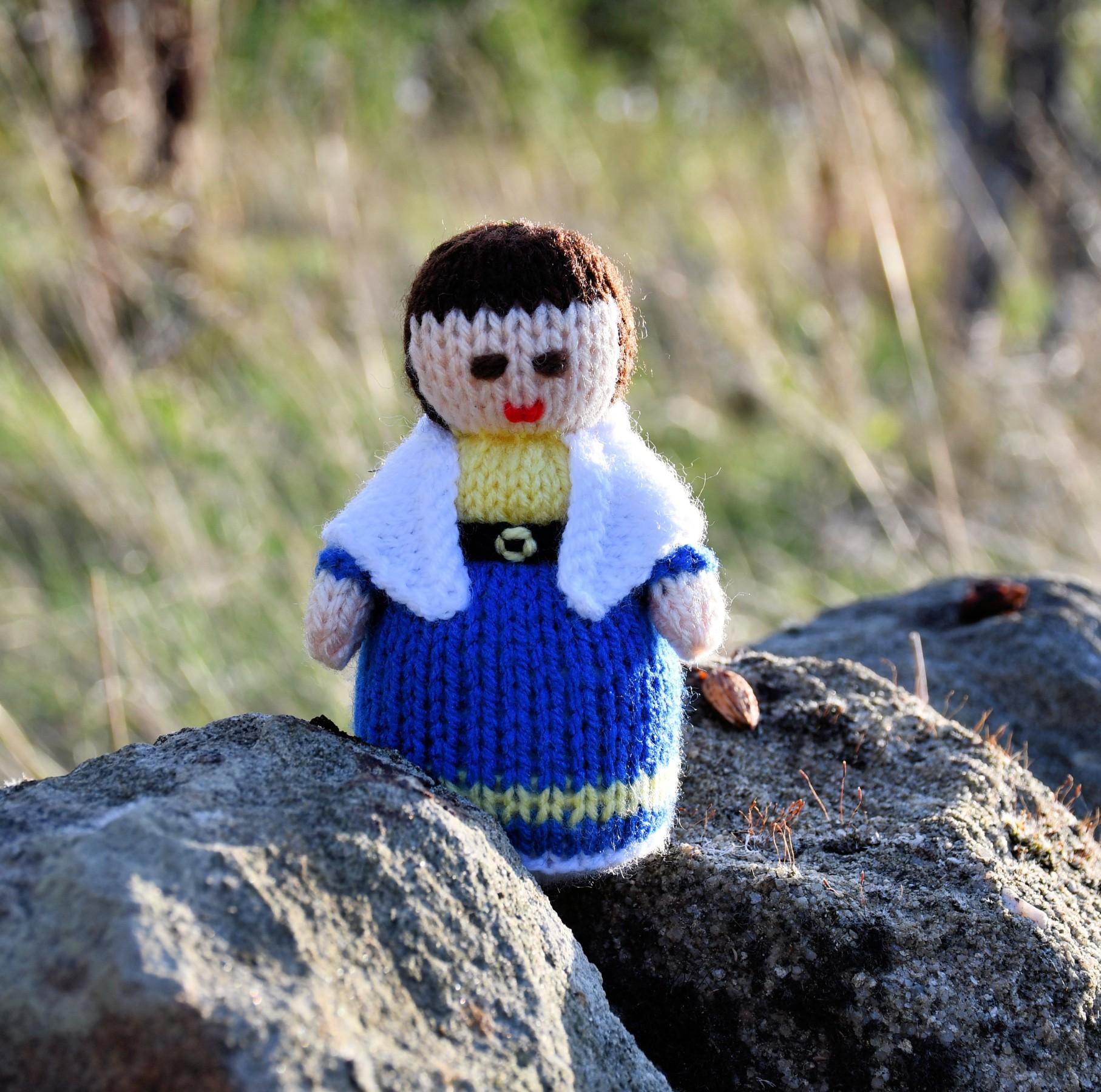 Victorian Postmistress Doll Knitting Pattern - Toy Knitting Pattern