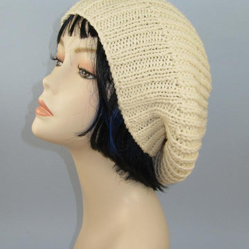 Chunky 2x2 Rib Cuff Fishermans Rib Slouch Hat