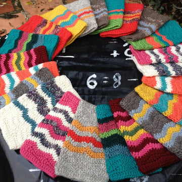 'Earn Your Stripes' Crochet Mitts