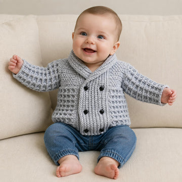 Dean Baby Waffle Cardigan