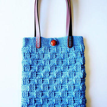 Basketweave Laptop Bag