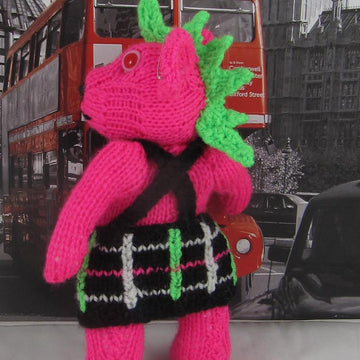 Punk Rocker Teddy Bear Toy