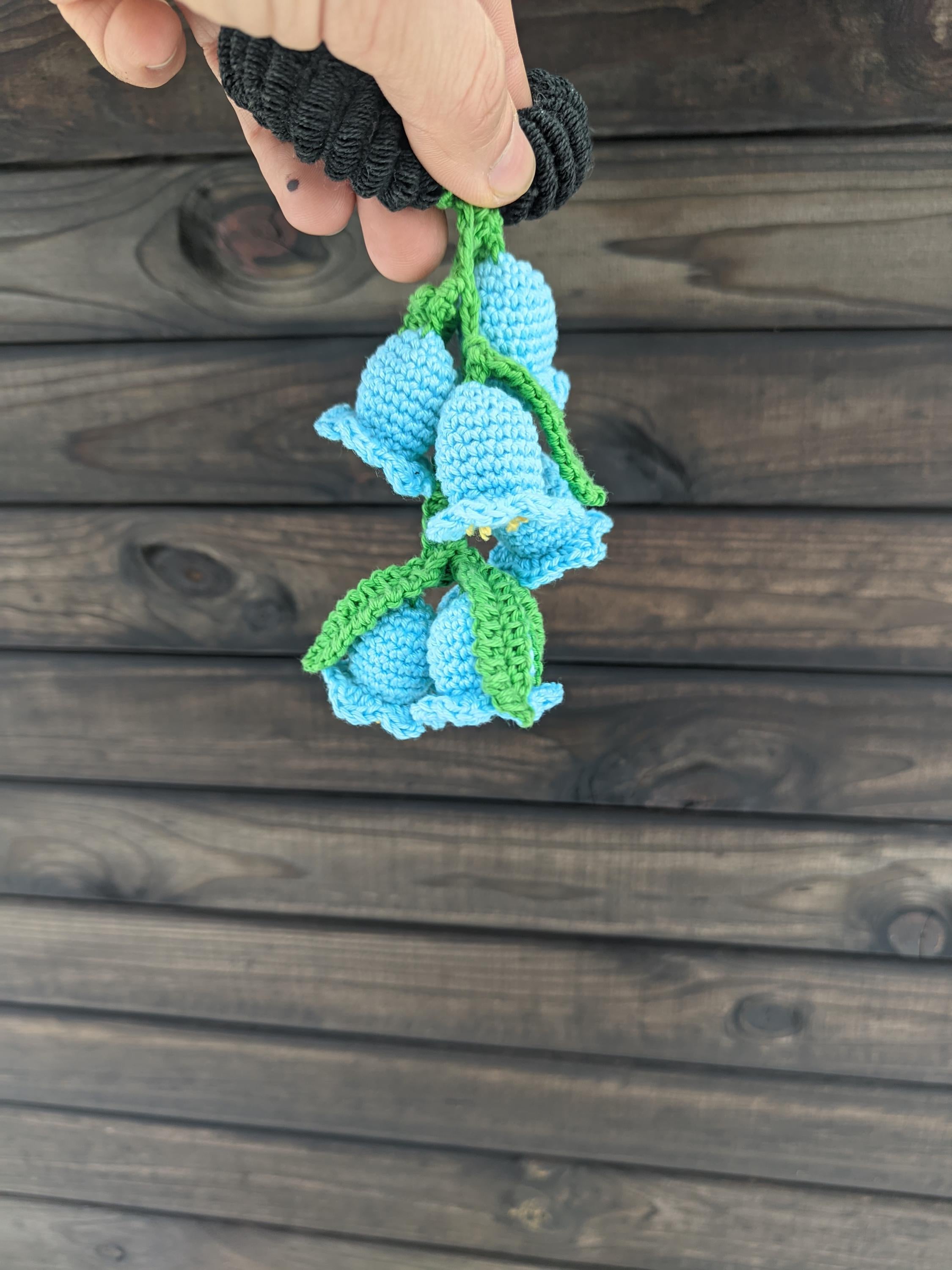 Hair Tie Bouquet bellflower English-US