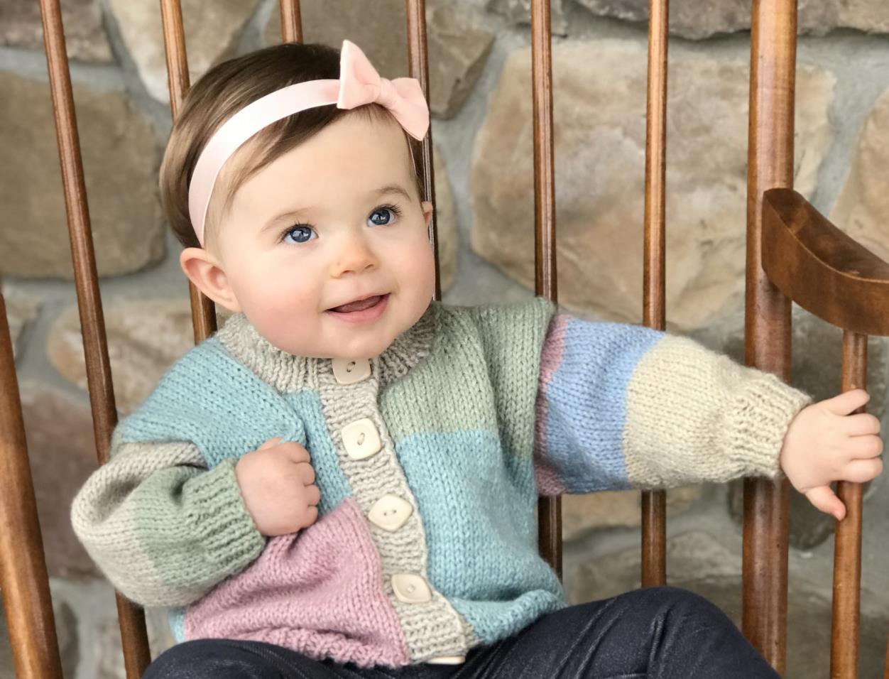 Plymouth Yarn Baby Cardigan Knitting Pattern