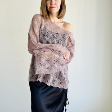 Lace mohair jumper