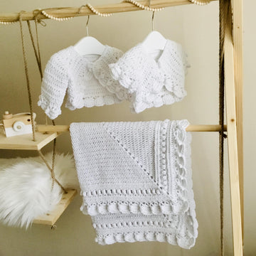 Magnolia Baby Cardigan Bolero Shrug Pattern N 426