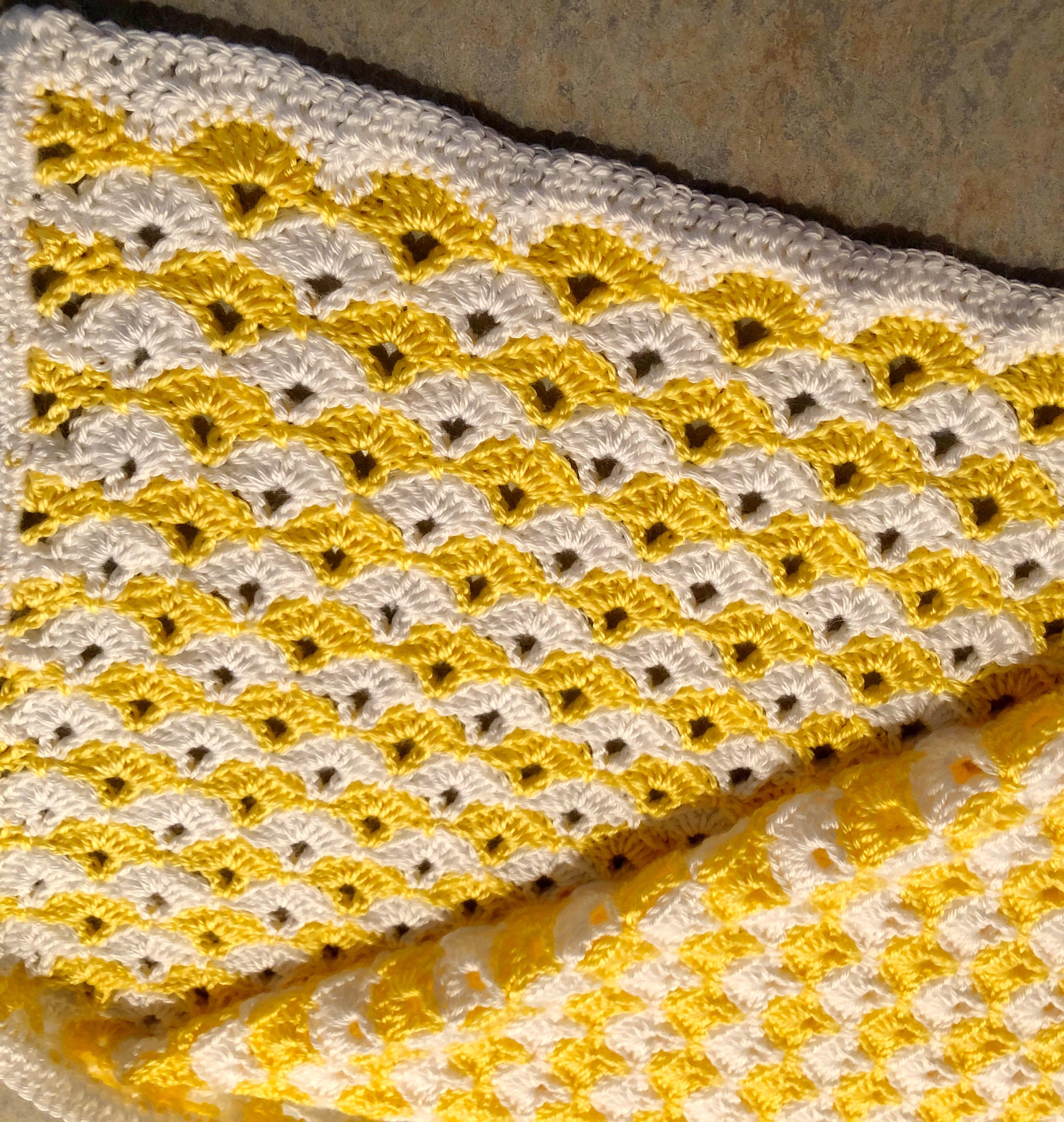 Timeless Lacy Shell Crochet Blanket