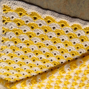 Timeless Lacy Shell Crochet Blanket