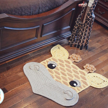 Rusty the Giraffe Safari Animal Rug