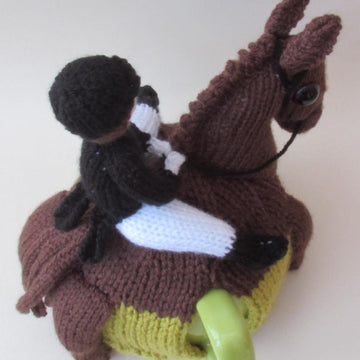 Dressage Horse and Rider Tea Cosy