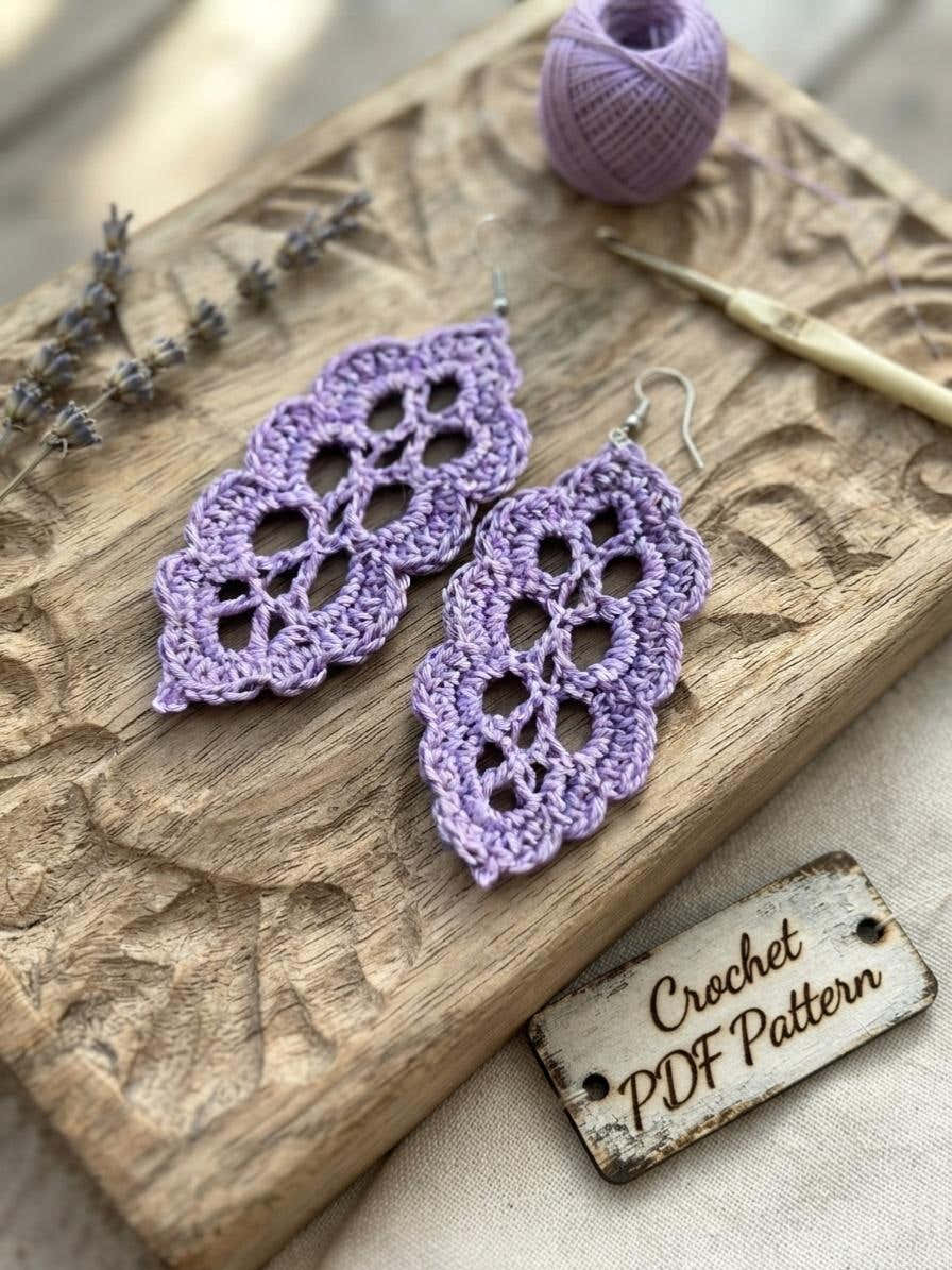 Filigree Leaf Earrings