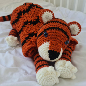 3in1 Jungle Tiger Baby Blanket
