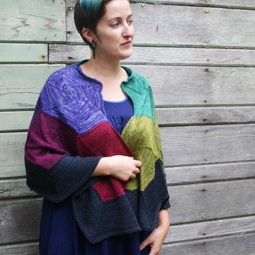 Prismatic Honeycomb Shawl