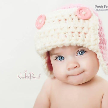 Aviator Earflap Hat Crochet Pattern 168