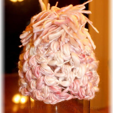 Crochet Chunky Bubbles Beanie Pattern With Unique Pompom