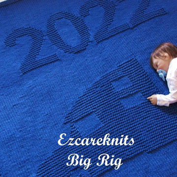 Big Rig Blanket Knitting Pattern