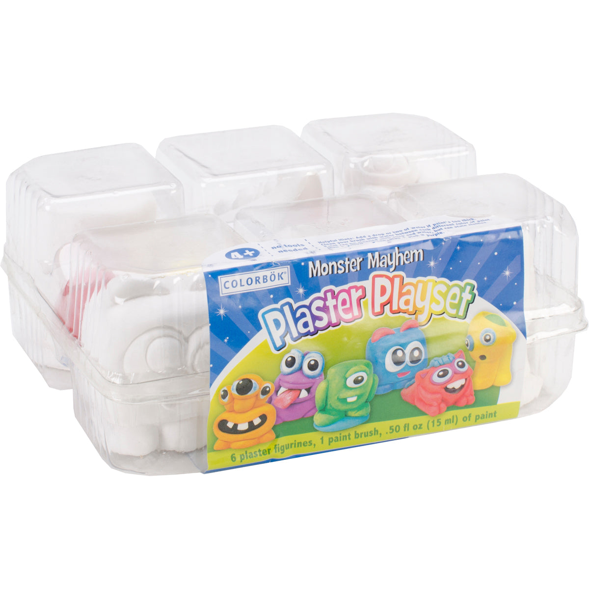 American Crafts Plaster Playset - Monsters