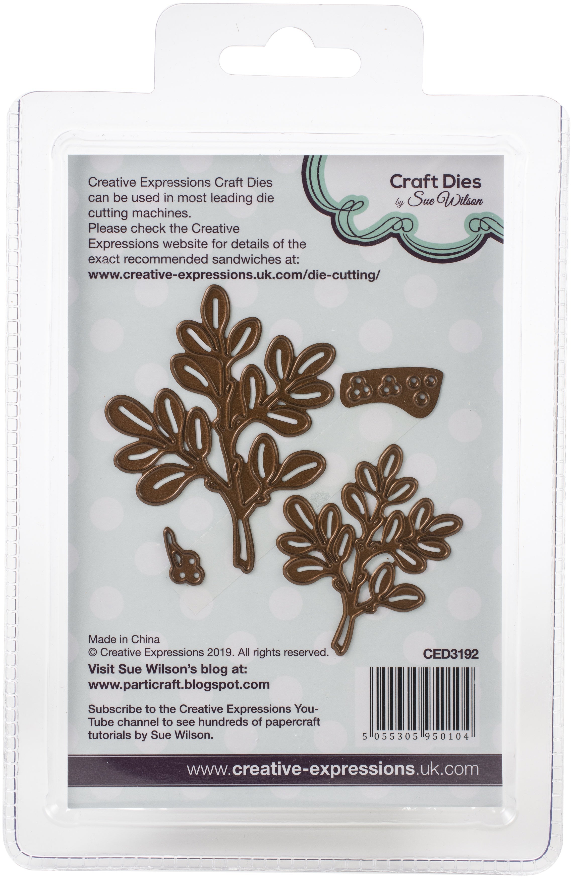 Creative Expressions Festive Craft Dies By Sue Wilson - Winter Foliage