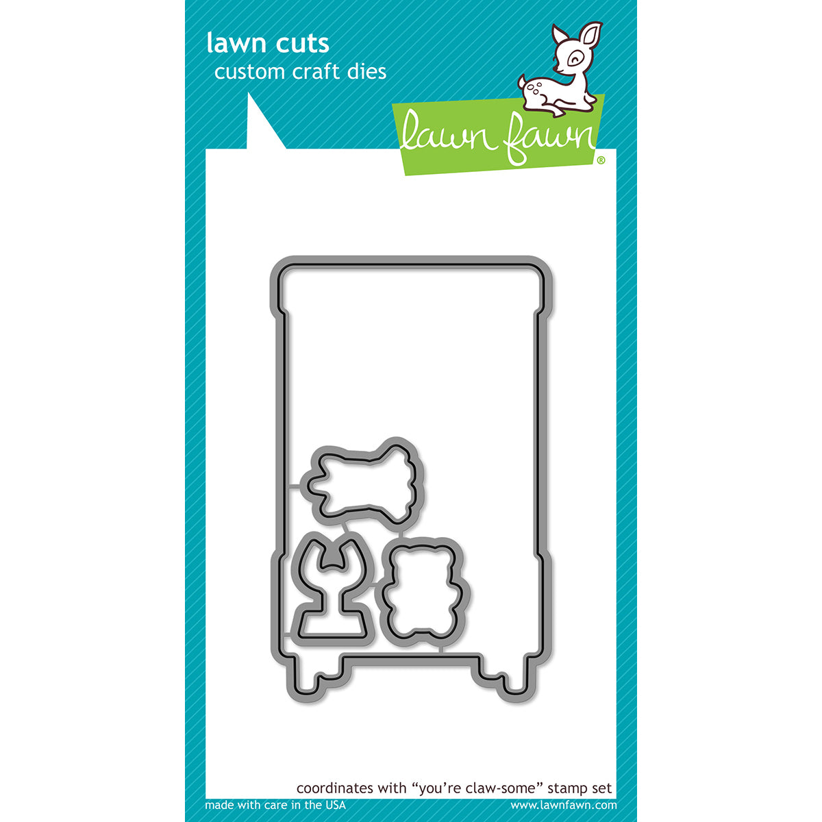 Lawn Fawn Lawn Cuts Custom Craft Die - You're Claw-some