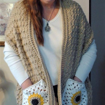 Sunny Delight Pocket Shawl