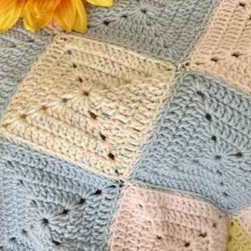 Sweet Baby Soft Granny Baby Blanket – Lion Brand Baby Soft (#3 Weight)