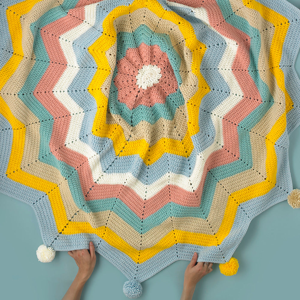 Sleep Under the Stars Blanket - Free Crochet Pattern For Home in Paintbox Yarns