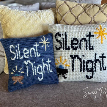 Silent Night Pillow Cover
