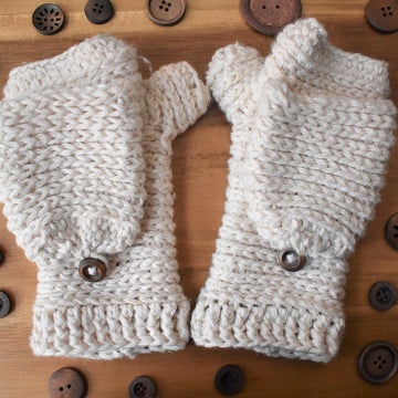 Tabby Star Mittens