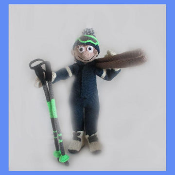 Skier Karl/ Skifahrer Karl