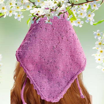 Easy Knit Kerchief, Bandana, Headscarf Pattern