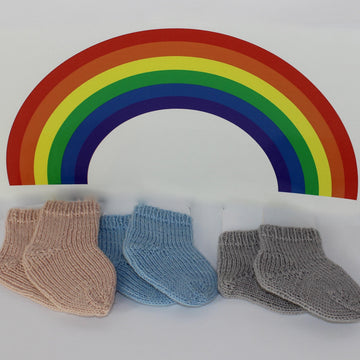 Preemie Baby Simple Socks (Circular)