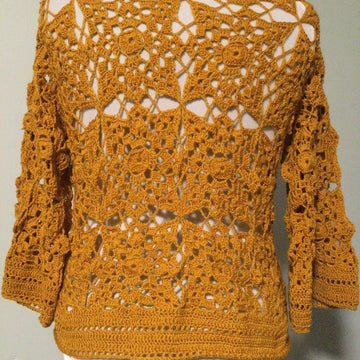 Boho Bohemian Boatneck Top