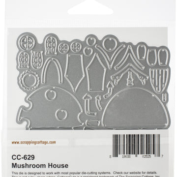 CottageCutz Dies - Mushroom House 2.8"X3.2"