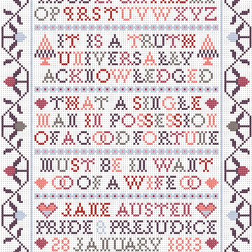Riverdrift House Jane Austen Truth - 23cm x 31cm (9in x 12.25in)