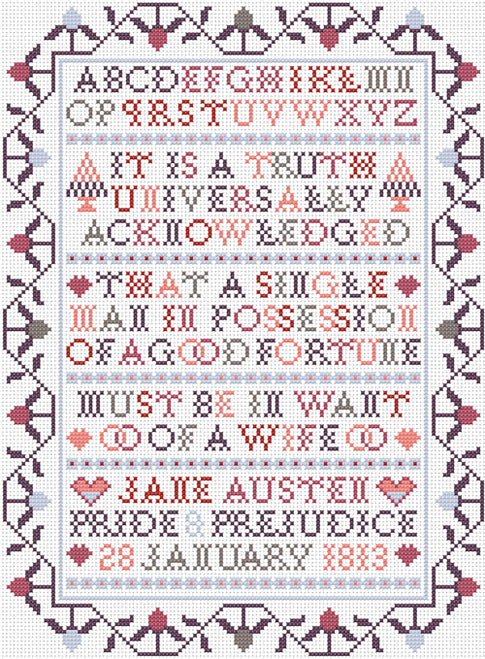 Riverdrift House Jane Austen Truth - 23cm x 31cm (9in x 12.25in)