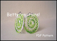 Crochet Hoop Earrings
