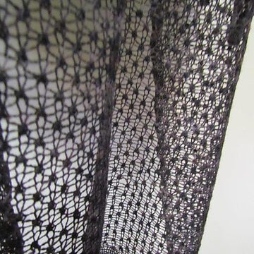 Pebbly Mesh Lace Wrap & Scarf