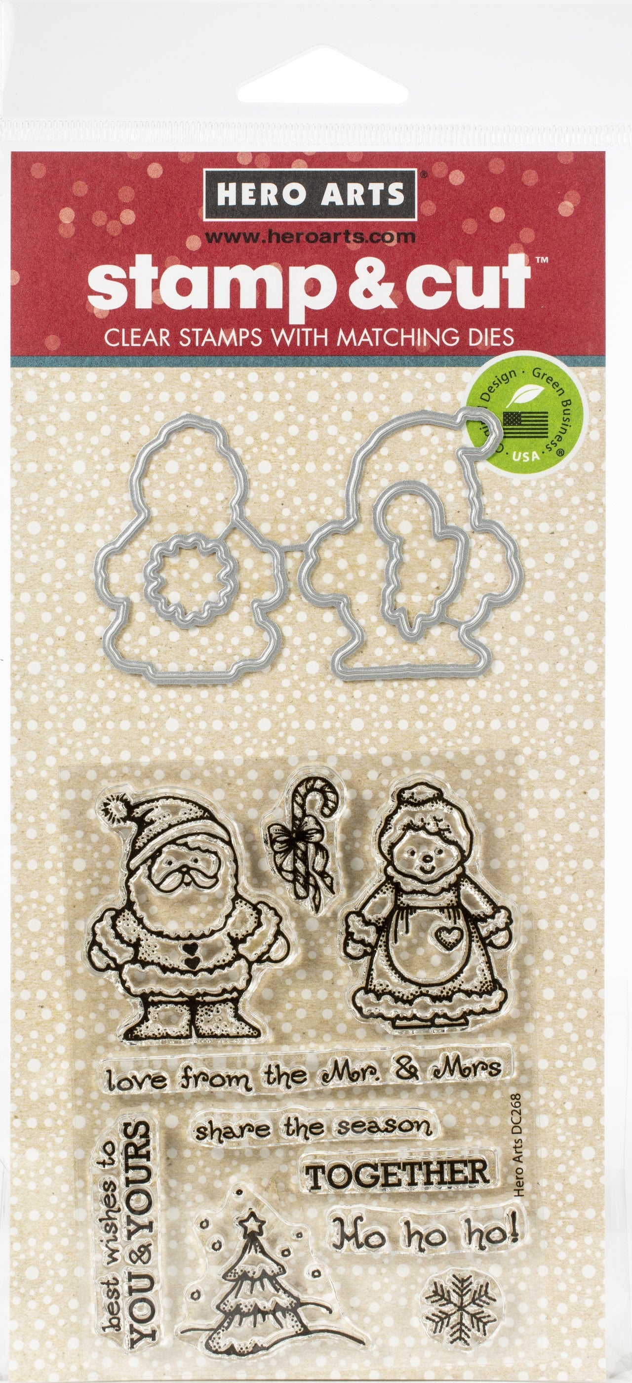 Hero Arts From The Vault Stamp & Cut - Mr. & Mrs.