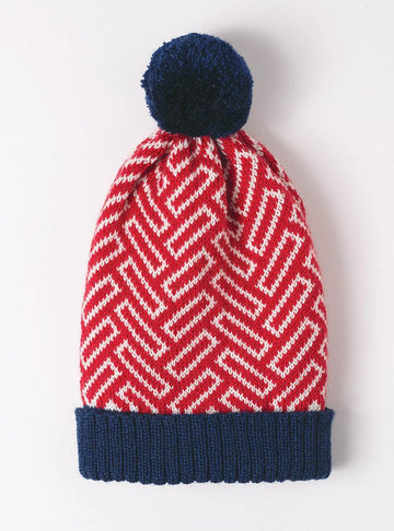 Women Geometric Hat in Bergere de France Calinou - 60508-463 - Downloadable PDF