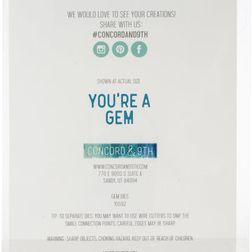 Concord & 9th Dies - Gem