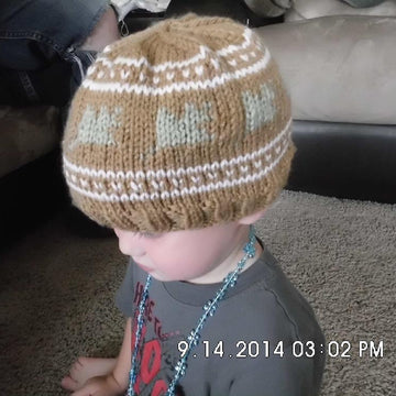 Falling Leaves Knit Hat