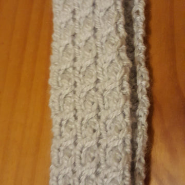 Sky Headband for Little Girls in Aran