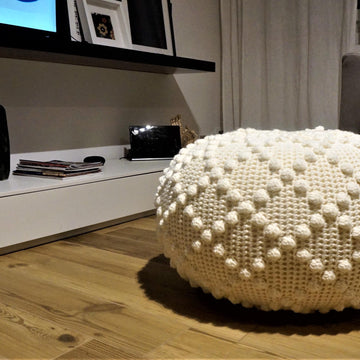 Crochet Rombo Pouf Small and Middle Size