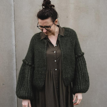 Grey sheep bobble jacket