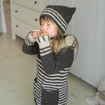 Tigger Cat Sweater and Hat Set