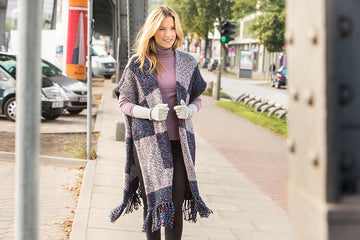 Poncho in Schachenmayr Mouline Art - S9612 - Downloadable PDF
