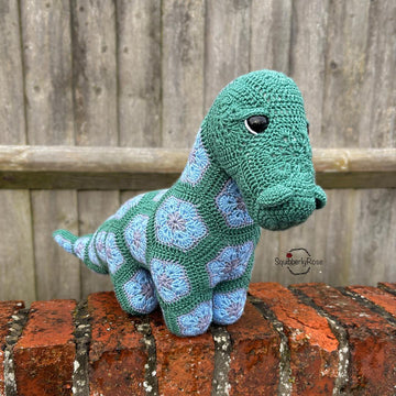 Bryan the African flower Brontosaurus dinosaur
